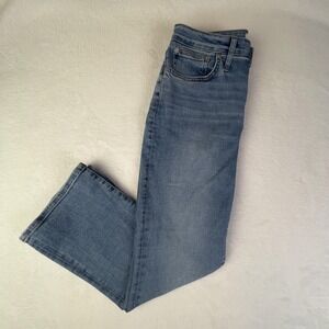 Madewell Jeans Womens 8/29 Blue Mid Rise Kick Out Bootcut Light Wash Denim
